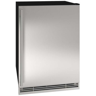 U-Line 24 in. 4.8 cu. ft. Upright Compact Freezer with Digital Control - Stainless Steel | HFZ124-SS01B