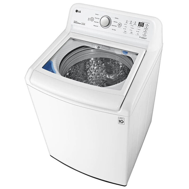 LG 5.0 Cubic Ft. 27 Wide Top Load Washer Without Agitator in White -  WT7150CW