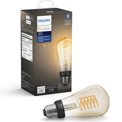 Philips - Hue White Filament G25 Bluetooth Smart LED Bulb - Amber | 551788