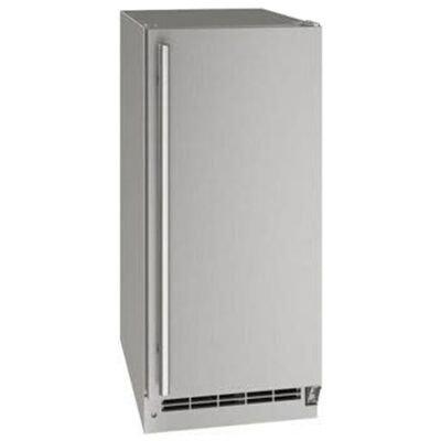 U-Line Outdoor Collection Series 15 in. Ice Maker with 30 Lbs. Ice Storage Capacity & Digital Control - Stainless Steel | ONB115SS01B