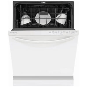 Frigidaire 24 in. Top Control Dishwasher with 52 dBa Sound Level & MaxDry - White, White, hires