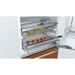 Bosch Benchmark 30 in. 16 cu. ft. Built-In Smart Counter Depth Bottom Freezer Refrigerator with Ice Maker - Custom Panel Ready, , hires