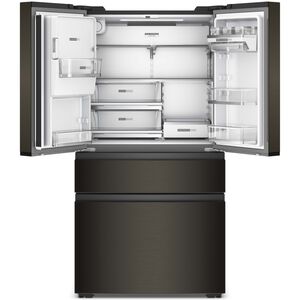 Whirlpool 36 in. 21.9 cu. ft. Smart Counter Depth 4-Door French Door Refrigerator with Ice & Water Dispenser - Black Stainless, , hires