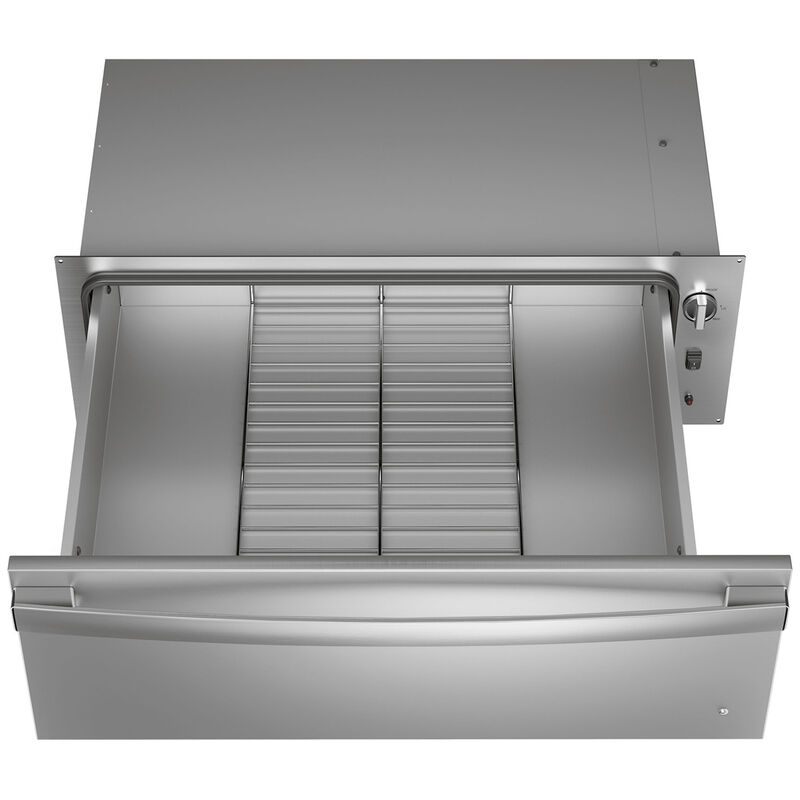 GE Profile 30 in. 1.9 cu. ft. Warming Drawer with Variable Temperature Controls & Electronic Humidity Controls - Stainless Steel, , hires