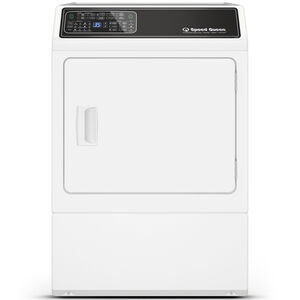 Speed Queen DF7 27 in. 7.0 cu. ft. Gas Dryer with Pet Plus Cycle, Sensor Dry, Sanitize & Steam Cycle - White, White, hires