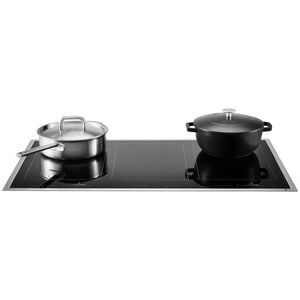 JennAir Lustre Stainless 36 in. 6-Burner Induction Cooktop with Simmer Burner & Power Burner - Stainless Steel, , hires
