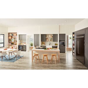 KitchenAid 48 in. 30 cu. ft. Built-In Counter Depth Side by Side Refrigerator with Ice Maker - Black Stainless Steel with PrintShield Finish, Black Stainless Steel with PrintShield Finish, hires