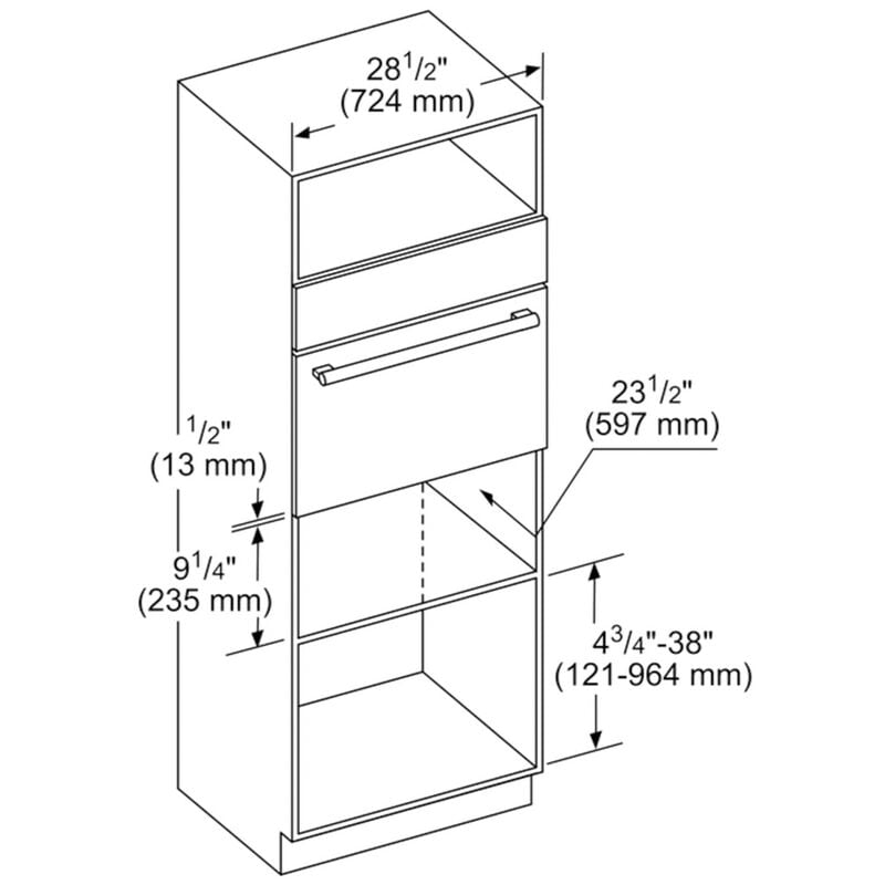 Thermador 30 in. 2.2 cu. ft. Warming Drawer - Custom Panel Ready, , hires