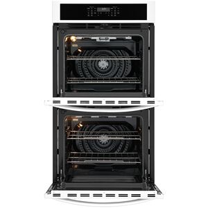 Frigidaire 27 in. 7.6 cu. ft. Top Control Electric Double Wall Oven with Standard Convection - White, White, hires