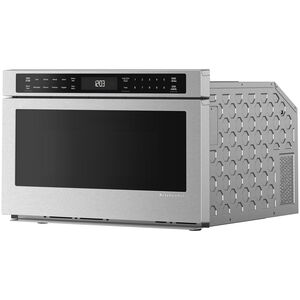 KitchenAid 24 in. 1.3 cu. ft. 950W Drawer Microwave with Sensor Cooking - Stainless Steel with PrintShield Finish, , hires