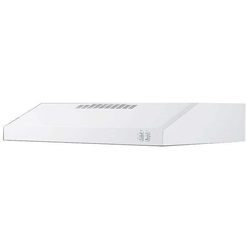 Summit 30 in. Convertible Standard Style Range Hood with 300 CFM, 2 Fan Speeds & 1 Incandescent Light - White, , hires