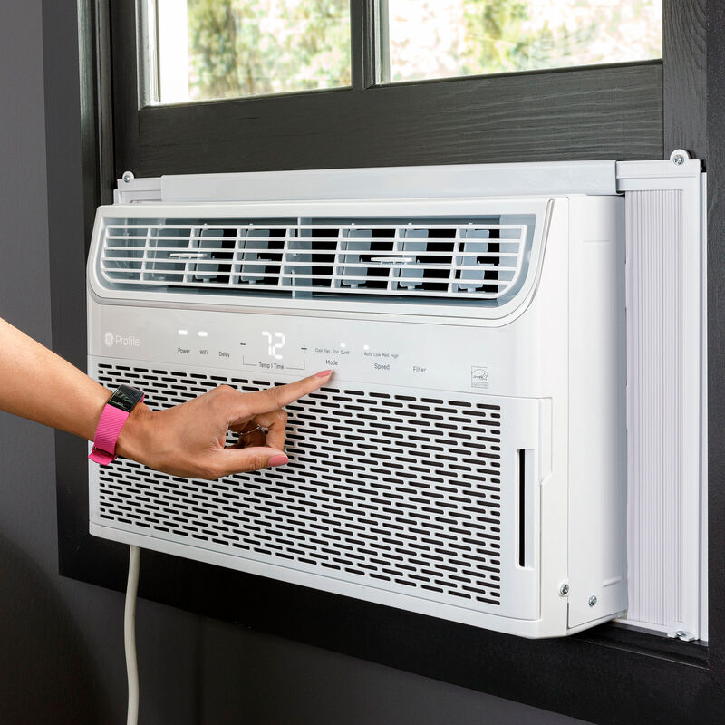 GE Profile 13,500 BTU Smart Energy Star Window Air Conditioner with Inverter,  3 Fan Speeds u0026 Remote Control - White | P.C. Richard u0026 Son