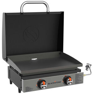 Flat Top Griddle 22 in. Liquid Propane Gas Flat Top Griddle - Black, , hires