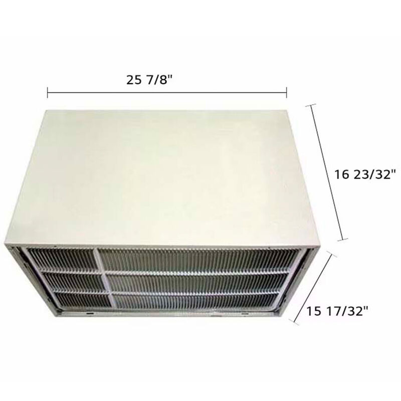 LG Thru-the-Wall Air Conditioner Wall Sleeve with Stamped Aluminum Grille, , hires