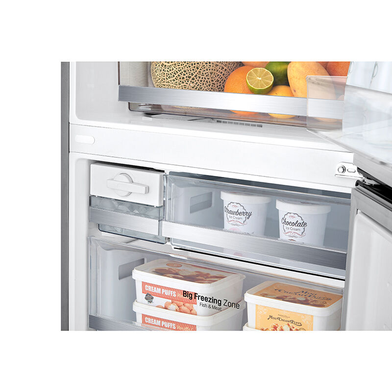 LG 28 in. 14.7 cu. ft. Counter Depth Bottom Freezer Refrigerator - Platinum Silver, , hires