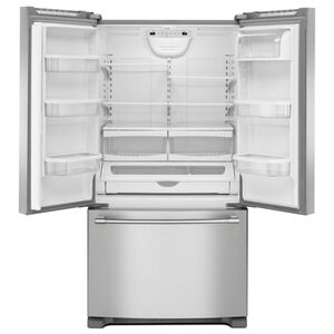 Maytag 36 in. 20.0 cu. ft. Counter Depth French Door Refrigerator - Smudge-Proof Stainless Steel, , hires