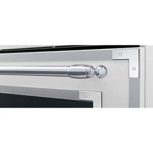 Bertazzoni Heritage Series 48 in. 7.0 cu. ft. Air-Fry Dual Convection Double Oven Dual Fuel Range with 6 Sealed Burners & Griddle - Stainless Steel, , hires