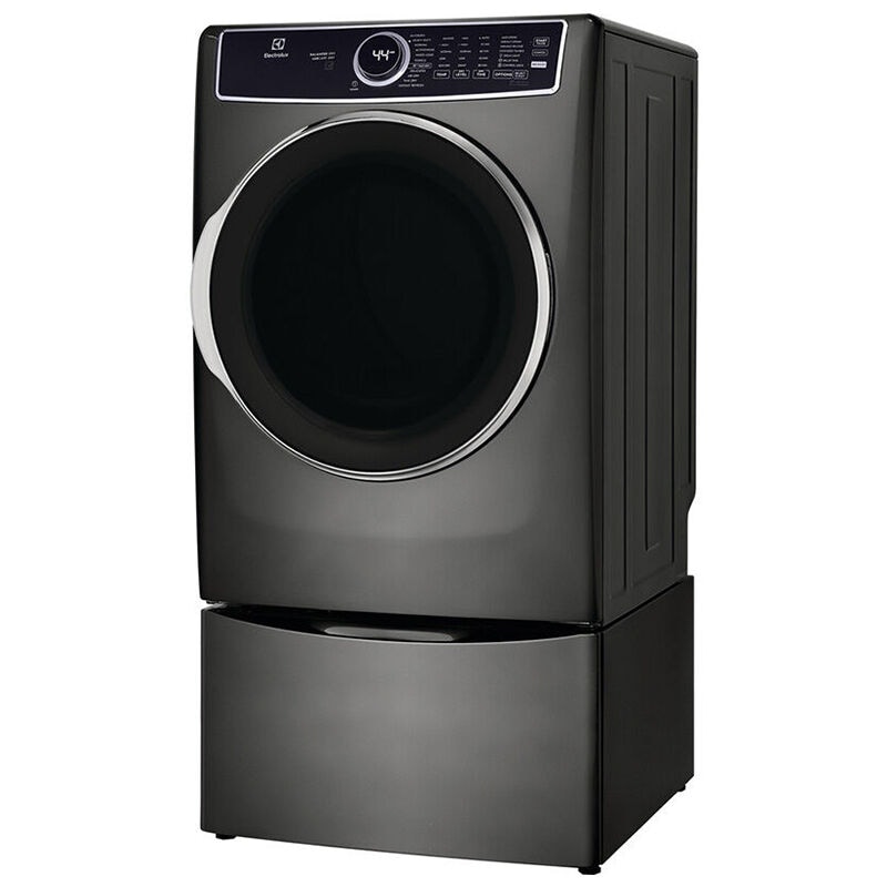Electrolux 600 Series 27 in. 8.0 cu. ft. Stackable Electric Dryer with Balance Dry, Instant Refresh, Perfect Steam & Sanitize Cycle - Titanium, Titanium, hires