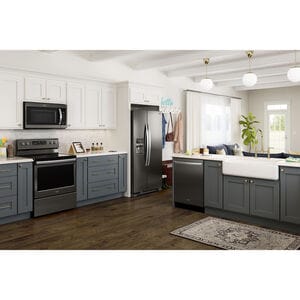 Whirlpool 36 in. 24.5 cu. ft. Side by Side Refrigerator with Ice & Water Dispenser - Black Stainless, Black Stainless, hires