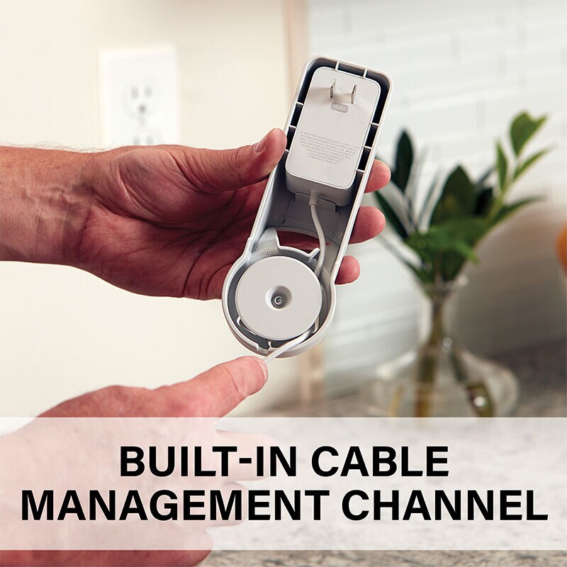 Sanus - Outlet Hanger Designed for Echo Dot (4th Gen) - White, , hires