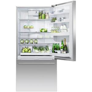 Fisher & Paykel Series 5 31 in. 17.1 cu. ft. Smart Counter Depth Bottom Freezer Refrigerator with Water Dispenser - Stainless Steel, , hires