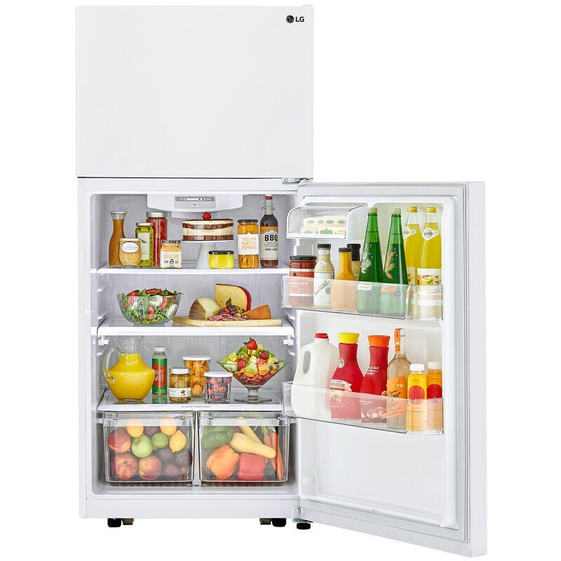 LG 30 in. 20.2 cu. ft. Top Freezer Refrigerator - White, White, hires