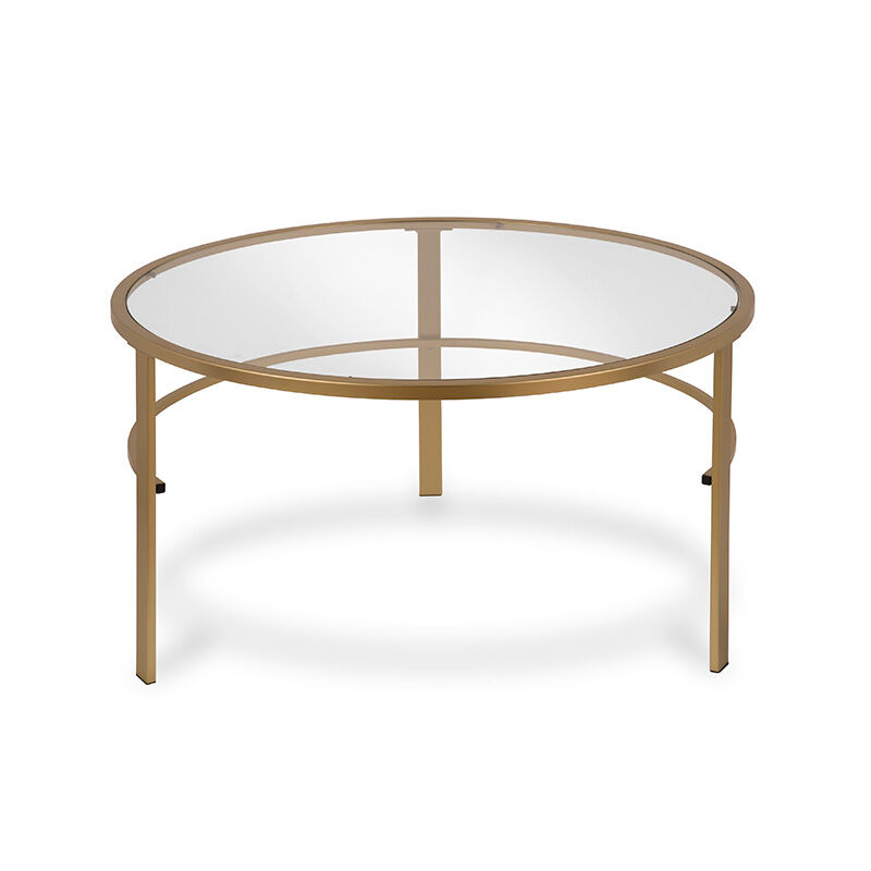 Hudson & Canal Gaia Nesting Table - Gold, , hires