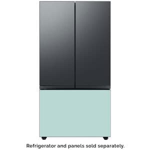 Samsung BESPOKE 3-Door French Door Bottom Panel for Refrigerators - Morning Blue Glass, , hires