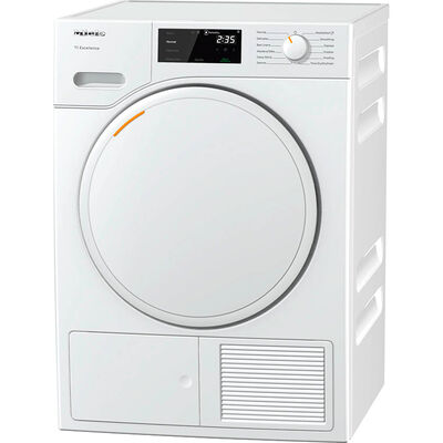 Miele 24 in. 4.0 cu. ft. Stackable Ventless Heat Pump Electric Dryer with FragranceDos - White | TXD160WP