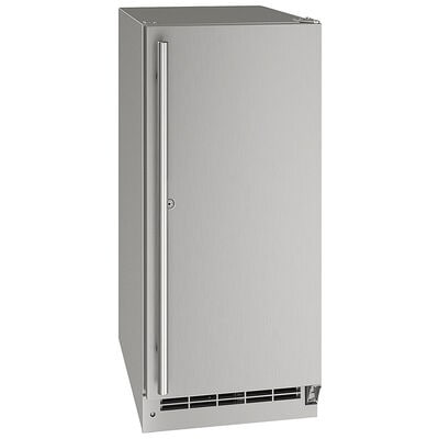 U-Line Outdoor Collection 15 in. 3.1 cu. ft. Outdoor Undercounter Refrigerator - Stainless Steel | ORE115SS31A