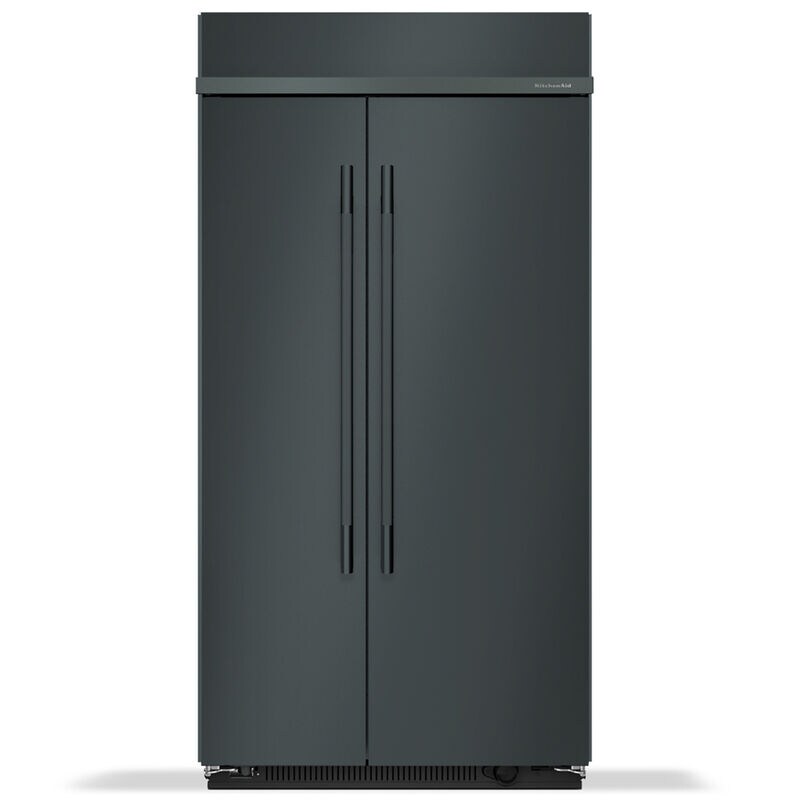 KitchenAid 42 in. 25.5 cu. ft. Built-In Counter Depth Side-by-Side Refrigerator with Ice Maker - Juniper, Juniper, hires