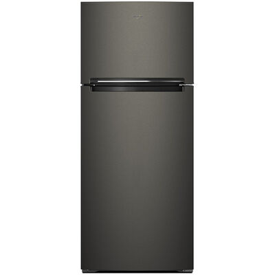 Whirlpool 28 in. 17.6 cu. ft. Top Freezer Refrigerator - Black Stainless Steel | WRT518SZKV