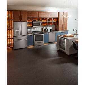 GE Profile 30 in. 5.3 cu. ft. Smart Air Fry True European Convection Slide-In Electric Range with 5 Induction Burners - Stainless Steel, , hires