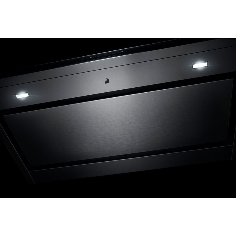 JennAir 36 in. Convertible Chimney Style Range Hood with 600 CFM, 3 Fan Speeds & 2 LED Lights - Stainless Steel, , hires