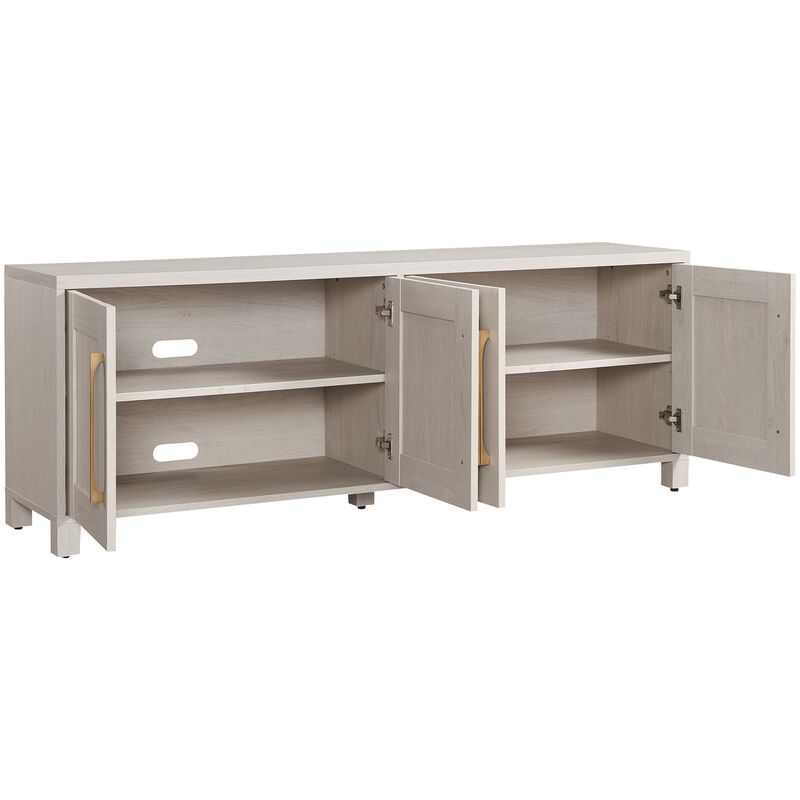 Preston & Cole Daphne 68" Wide TV Stand for TVs up to 75" - Alder White, , hires