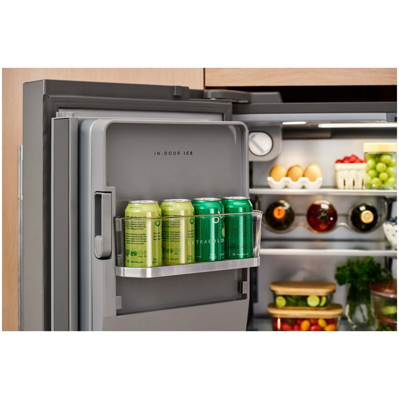 KitchenAid 36 in. 23.1 cu. ft. Smart Counter Depth French Door Refrigerator with Ice & Water Dispenser - Fingerprint Resistant Stainless Steel, , hires