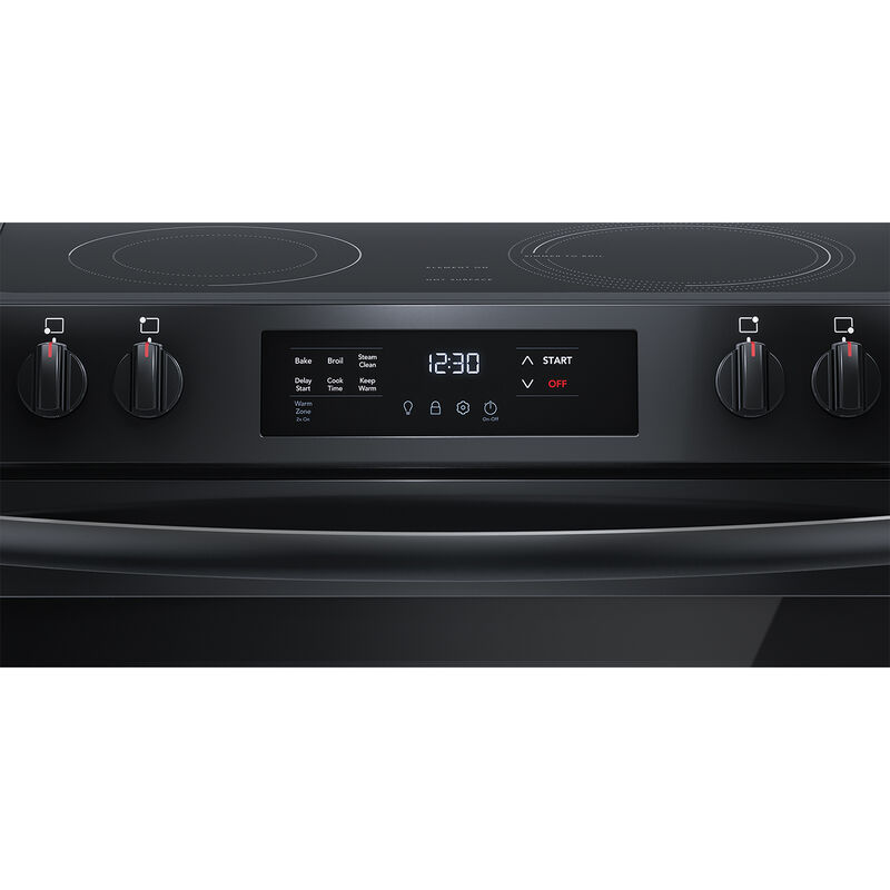 Frigidaire 30 in. 5.3 cu. ft. Electric Range with Smoothtop Burners - Black, Black, hires
