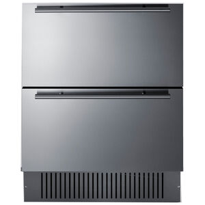 Summit 27 in. 4.8 cu. ft. Outdoor Refrigerator Drawer - Stainless Steel, , hires