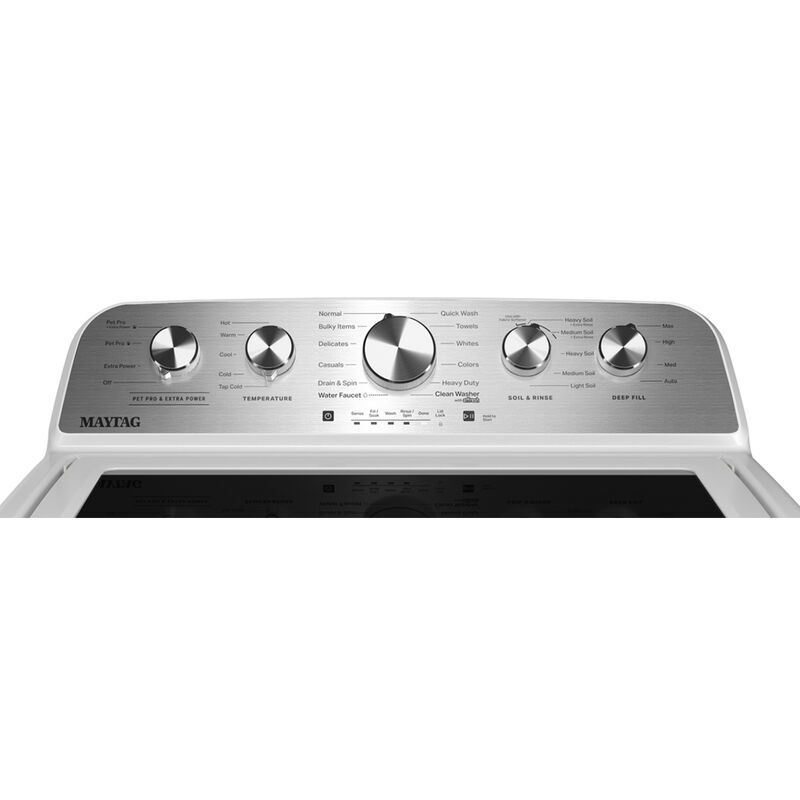Maytag Pet Pro 27 in. 4.8 cu. ft. Top Load Washer - White, White, hires
