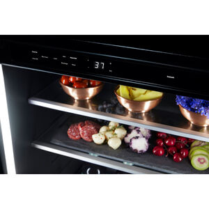 JennAir Rise 24 in. 5.0 cu. ft. Left-Hinged Built-In Undercounter Refrigerator - Stainless Steel, , hires