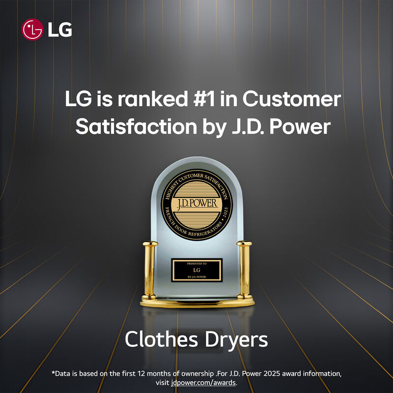 LG 27 in. 7.3 cu. ft. Electric Dryer with Sensor Dry Technology & Solid White Door Trim - White, , hires