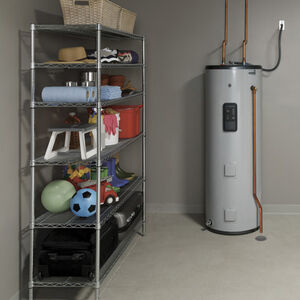 GE Smart Electric 50 Gallon Tall Water Heater with 10-Year Parts Warranty, , hires