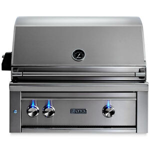 Lynx Professional 30 in. 3-Burner Built-In Natural Gas Grill with Rotisserie & Smoker Box - Stainless Steel, , hires
