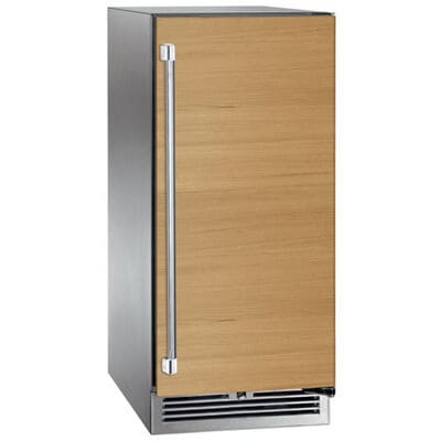 Perlick ADA Compliant Series 15 in. Built-In Undercounter Outdoor Ice Maker with 22 lb. Ice Storage - Custom Panel Ready | H50IMWAD