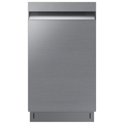 Samsung 18 in. Built-In Dishwasher with Top Control, 46 dBA Sound Level, 8 Place Settings, 5 Wash Cycles & Sanitize Cycle - Fingerprint Resistant Stainless | DW50T6060US