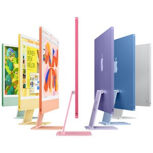Apple iMac with 24-inch 4.5K Retina Display, M4 10-Core Chip, 16GB RAM, 512GB Storage, 10-Core GPU, 4 USB Ports, Blue, , hires