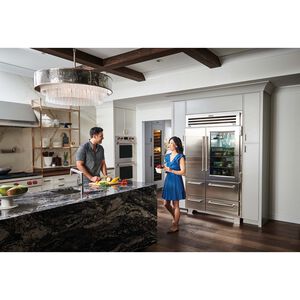 Wolf 48 in. Natural Gas Rangetop with 5 Sealed Burners - Stainless Steel, , hires
