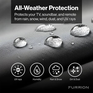 Furrion Aurora 65 in. Outdoor TV Cover - Gray, , hires