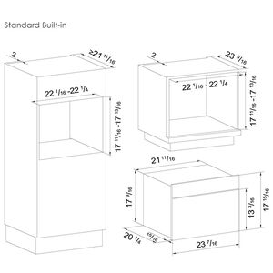Fotile 24 in. 1.4 cu. ft. Steam Electric Single Wall Oven with Standard Convection - Black, , hires