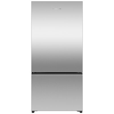 Fisher & Paykel Series 7 31 in. 18.2 cu. ft. Counter Depth Bottom Freezer Refrigerator -Stainless Steel | RF178WRNX1